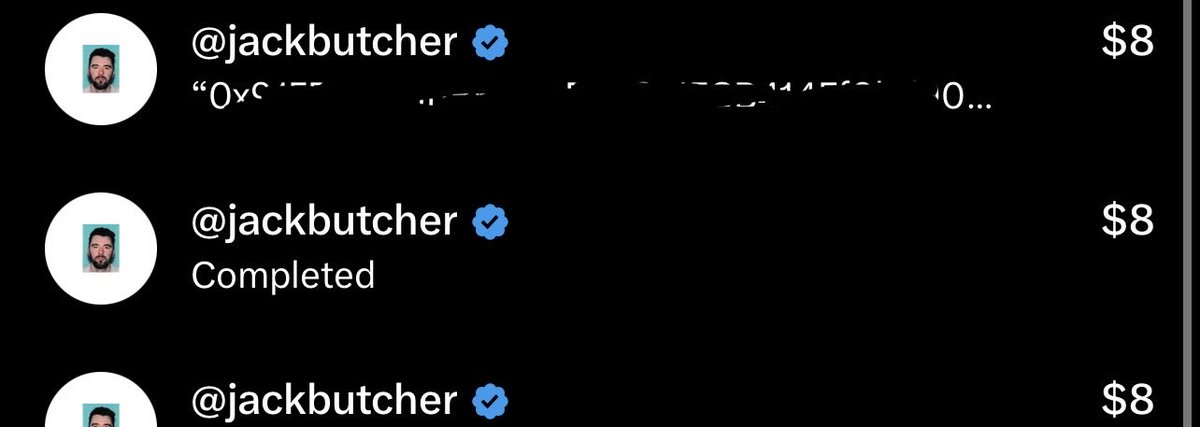 _Rafael0X's tweet photo. @jackbutcher I made a mistake one transaction didn’t put wallet on memo , am I cooked? https://t.co/LlmWBvpS4n