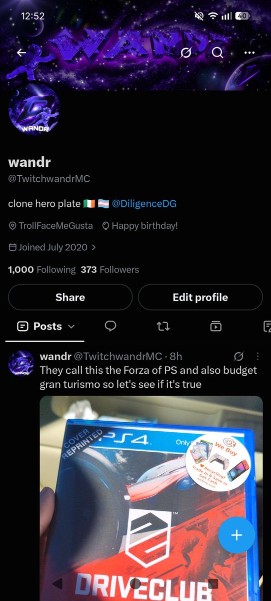 TwitchwandrMC's tweet photo. Officially 14 happy birthday to me! https://t.co/KObw2TP4F9