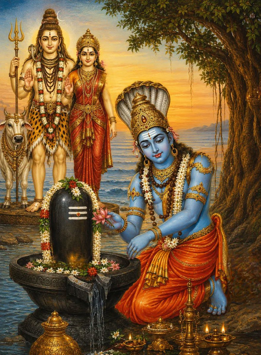 karthikjana's tweet photo. படம்: கேது திருக்கேதீச்சரத்தில் சிவபெருமானை வழிபடுதல்.

திருச்சிற்றம்பலம் 

விருது குன்றமா மேருவில் நாணர வாஅனல் எரிஅம்பாப்
பொருது மூவெயில் செற்றவன் பற்றிநின் றுறைபதி யெந்நாளும்
கருது கின்றவூர் கனைகடற் கடிகமழ் பொழிலணி மாதோட்டம்
கருத நின்றகே தீச்சரங் கைதொழக் கடுவினை யடையாவே. https://t.co/EGUOjqDSlS