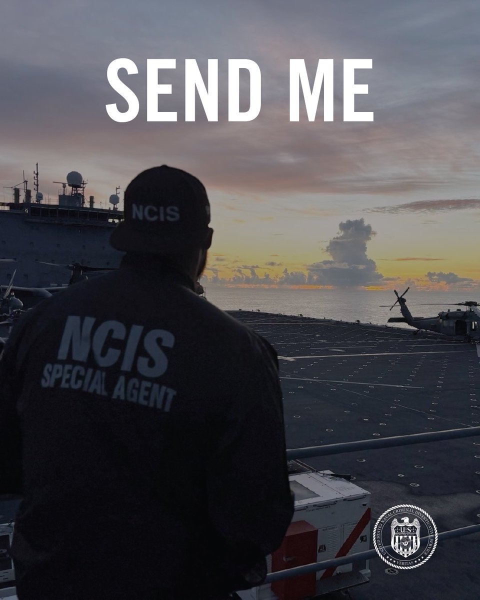 RealNCIS's tweet photo. “Here am I. Send me.” — Isa. 6:8
In a world of uncertainty, we choose to step forward. To protect those who serve-even when the work is difficult &amp; the risks are real.
We are committed  to something larger than ourselves. Service to others is our calling. NCIS. SEND ME.
#SendMe https://t.co/fVIHm0Yul9