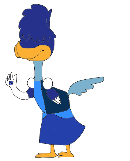 lily_lilyiscool's tweet photo. I regret making this 
(Gem AU Idea IDK) 
#LooneyTunes #Roadrunner #LooneyGemsAU ?? https://t.co/5zTGd1bHi6