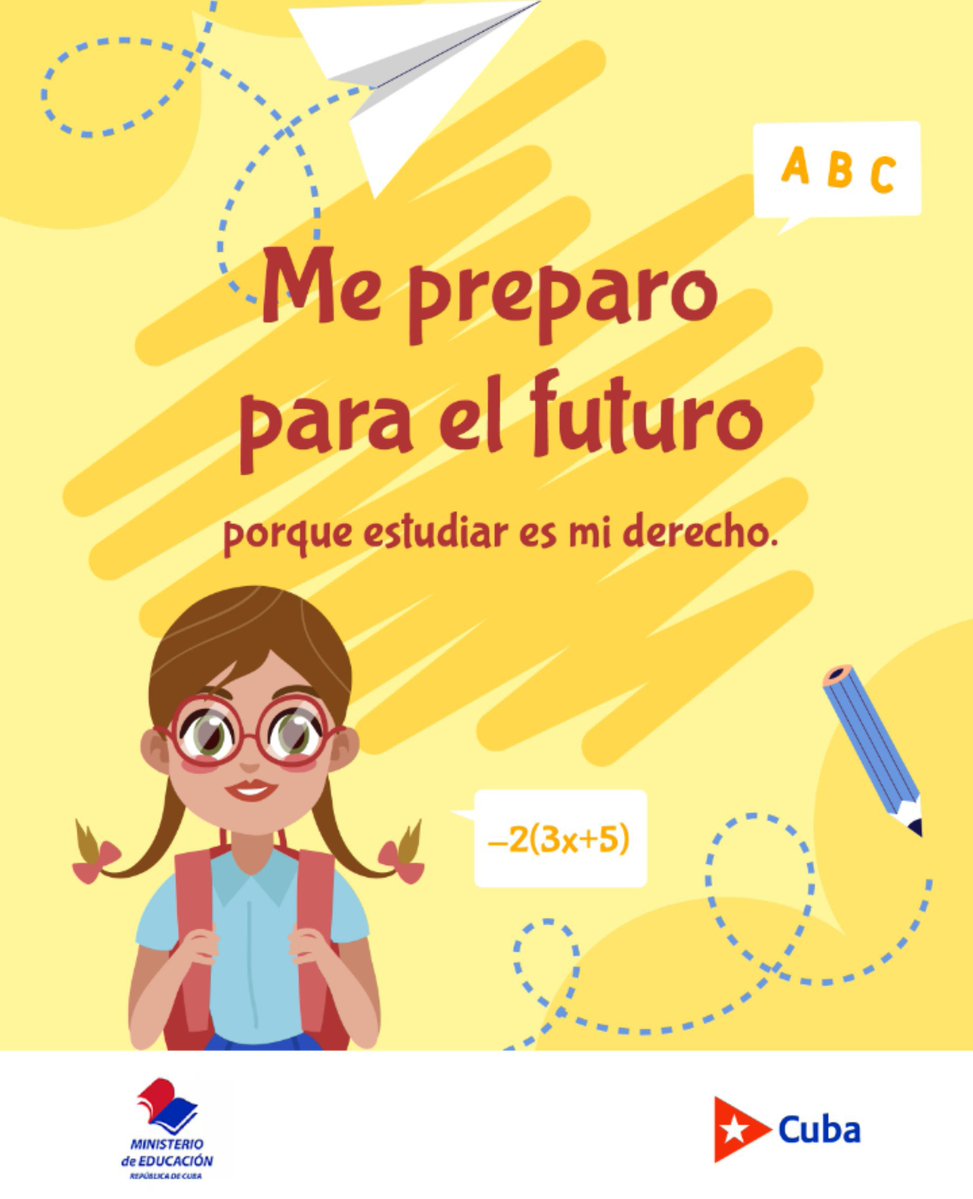 CubaMined's tweet photo. 🇨🇺 En Cuba, estudiar es un derecho garantizado.
La Constitución (Art. 73) y el Código de la Niñez (Ley 178) garantizan educación gratuita y de calidad.
Cada niña, niño y adolescente tiene derecho a aprender y soñar. Sin exclusiones ni barreras.

#CrecerEnDerechos https://t.co/v7rY4sGgrf