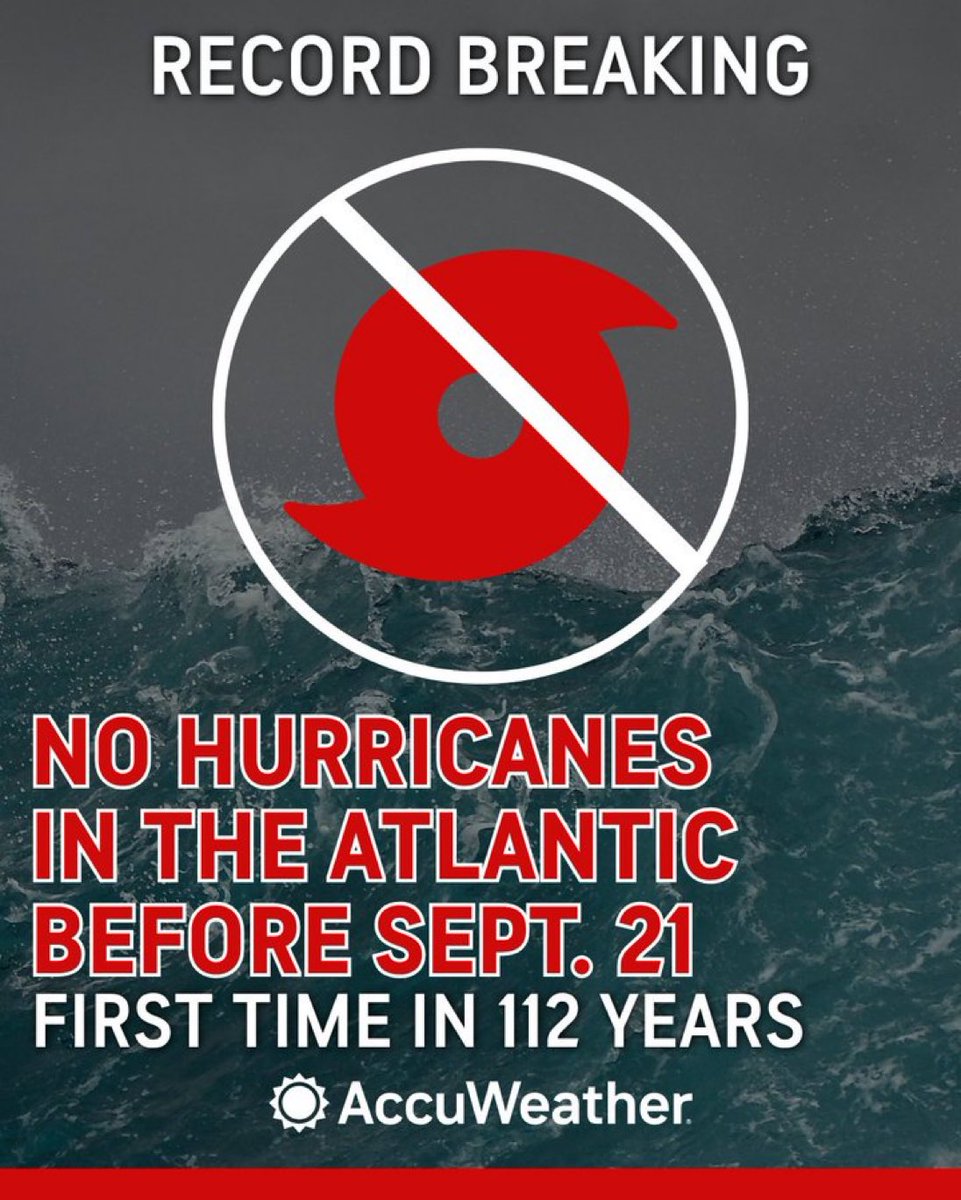 andrearthurciel's tweet photo. AUCUN ouragan ne s'est formé dans l'Atlantique au 21 septembre pour la première fois depuis 1914.

Une autre preuve que la TAXE CARBONE de la CAQ a fonctionné!

Et maintenant que le problème est réglé, on peut l’abolir!

Alléluia!

* https://t.co/MexvjbVqlt