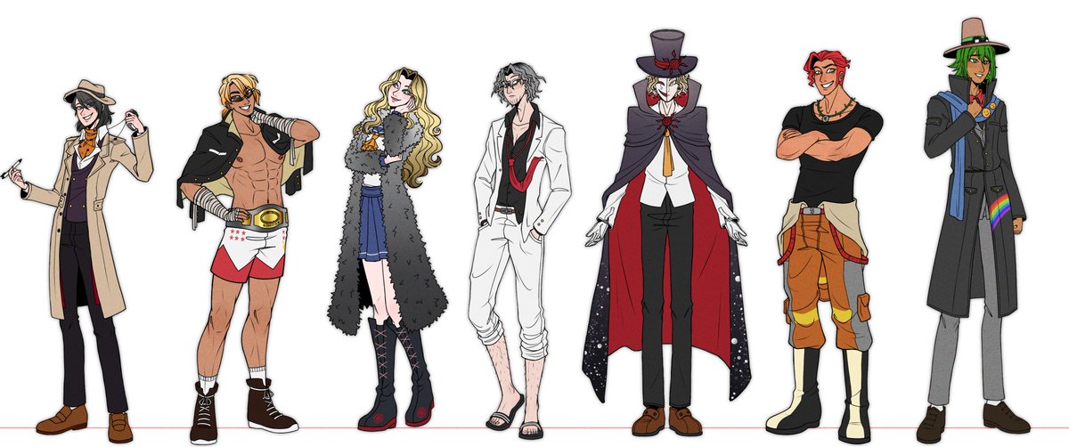 eng_yla's tweet photo. And so, those are all of them! From smallest to tallest! 
#Sdra2 https://t.co/H7IuAi68kQ