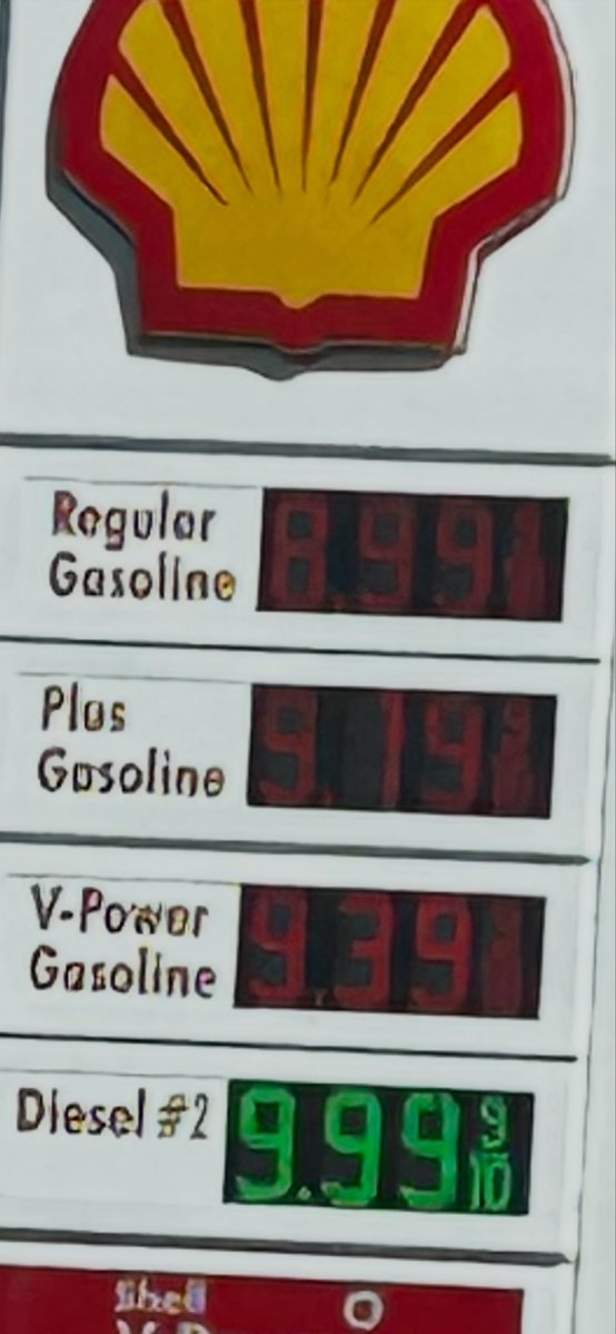 66IYRIVZPX's tweet photo. @KimIversenShow Where are gas prices $6 a gallon? https://t.co/JIxTD59CSe