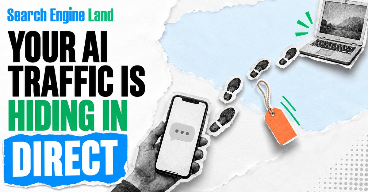 sengineland's tweet photo. If you're proving #AEO with GA4 alone, you're undercounting it.

Branded search, direct traffic and shorter sales cycles tell the rest.

The 3-layer framework to track it all: https://t.co/6ljAr0ctl8 https://t.co/c9xLY5nDLH