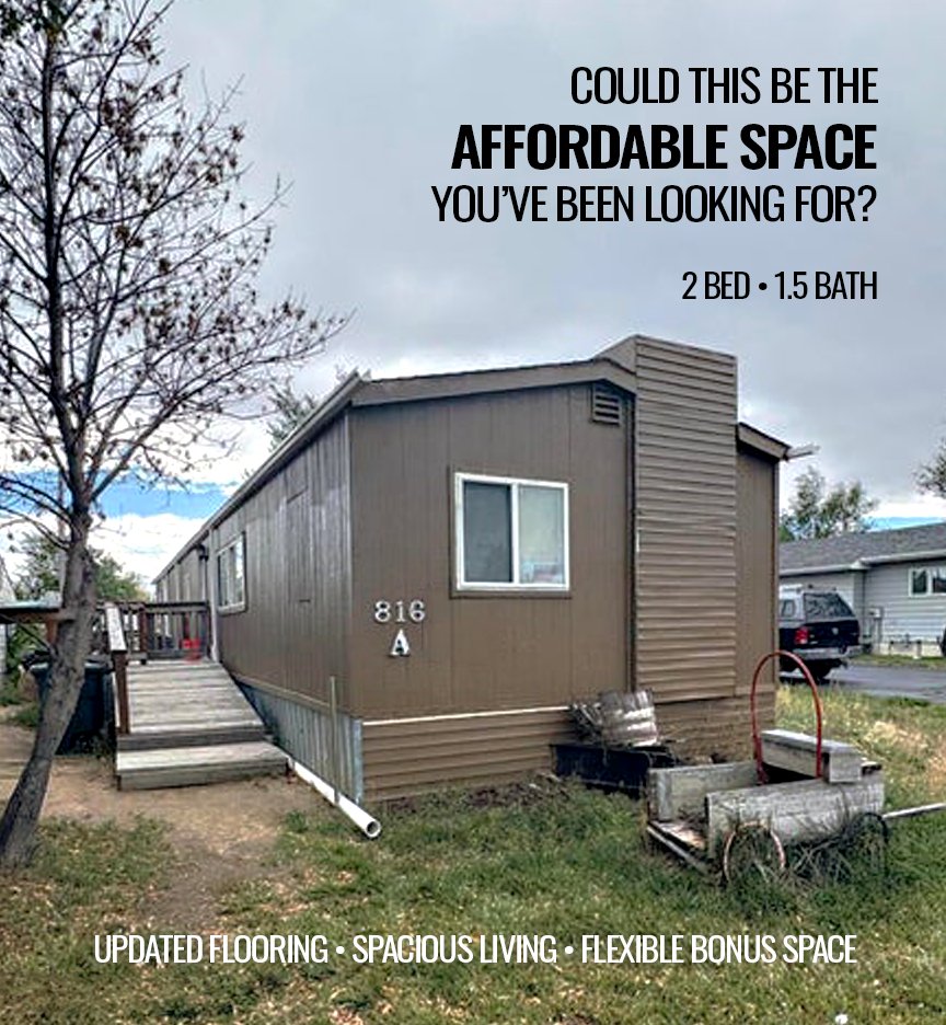 SRteamTPG's tweet photo. Affordable. Spacious. Full of possibilities.

If you're looking for a place with room to live and room to make it your own, this one is worth a look! 816 E 9th St #GilletteWY👉 https://t.co/CzPN63UlgL

Summer Robertson, Team Properties Group LLC, 307.250.4382 #mobilehomesforsale https://t.co/QbpifGLf6D