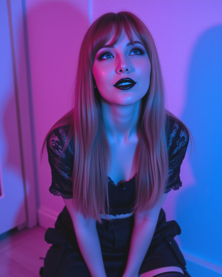 nikixshade's tweet photo. Some nights just hit different, can't really explain it, just felt it 💜 what's your favorite kind of night?
#moodyportrait #aestheticphoto #plaidfashion #softlighting #portraitmood https://t.co/NjajmOIEcp