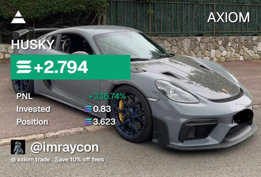 ImRaycon's tweet photo. Día: 1
5.02/671 SOL

Voy a hacer un reto que a primera vista puede parecer un poco loco pero me da la motivación para esforzarme cada día y poco a poco acercarme a mi objetivo: Porsche 718 S

Espero que en este bull run todos podáis cumplir vuestros objetivos y hacer realidad aquello por lo que estáis trabajando.

Primer día del reto completado y muy feliz con mi desempeño.

Deseadme suerte en este camino.