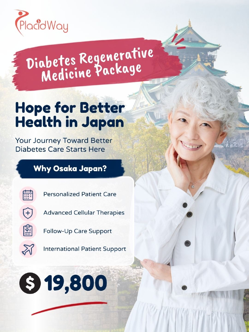 PlacidWay's tweet photo. Living with diabetes can make finding new care options challenging. Explore a regenerative medicine package in Osaka designed around personalized care. Click to learn more https://t.co/LSOwQkSZYF. 🩺🌱 #stemcelltherapy #stemcells #diabetestreatment #placidway https://t.co/ZJhfXXNEQH