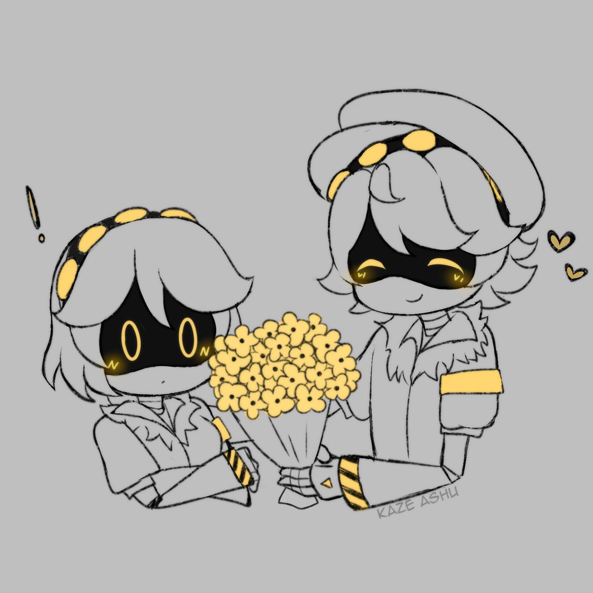 Kaze_Ashu's tweet photo. sketch #eNVy 🌼💛
#murderdrones https://t.co/iofDoUhVYx