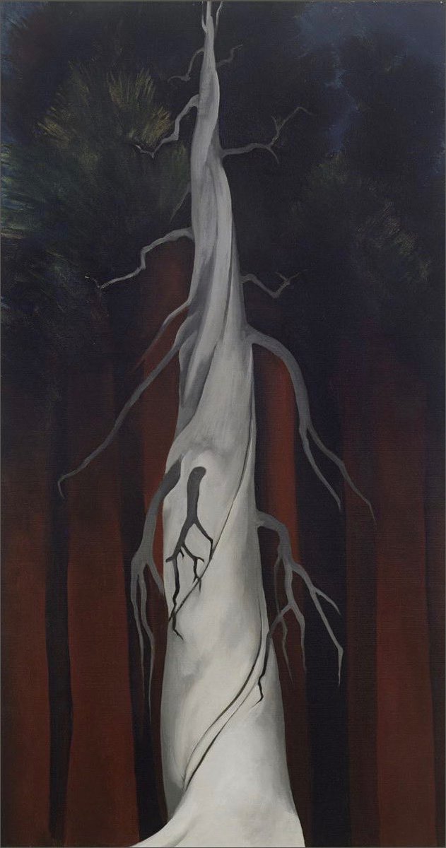 owenbroadcast's tweet photo. one of my favorite art things is seeing unexpected work by an artist who has been largely pigeonholed into one or two niches. i think it provides interesting context for the rest of their work, and makes them feel like a real person. for example, these are all by georgia o’keefe: https://t.co/WvU2ZbXab1