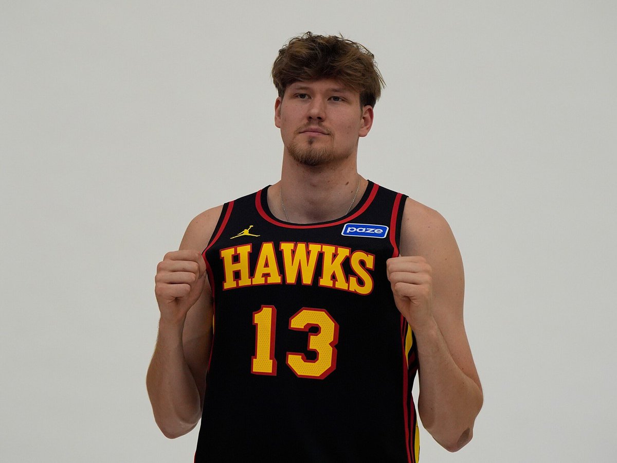 HawksDebrief's tweet photo. Hawks rookie Henri Veesaar will miss the entire 2026-27 season with a torn right ACL

Join @ZachLangleyNBA at 9 PM ET to break it all down 👇

🎥: https://t.co/DYJ876jr68 https://t.co/ztu6qEC8hX