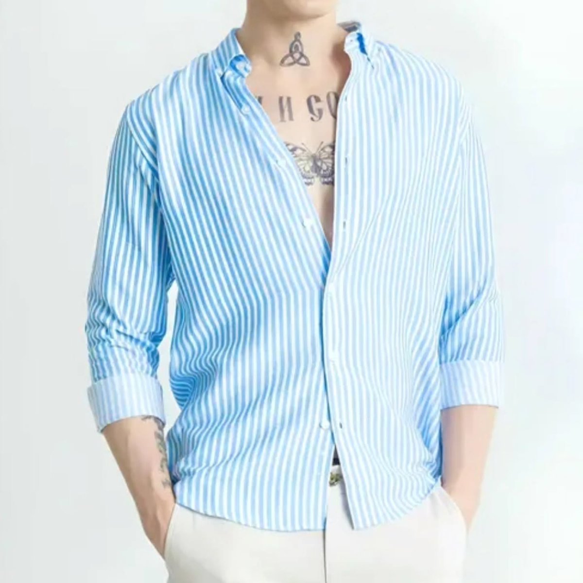 Juarez01904643's tweet photo. Trending summer striped linen shirts. Comment “LINK” to grab yours. https://t.co/2clZ5PXFZn