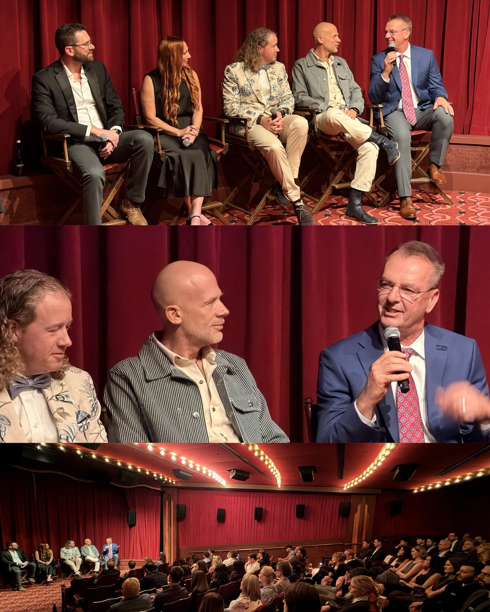 UCDavisCLEAR's tweet photo. Following the premiere of Alltech’s documentary, “World Without Cows” in New York City, Dr. Frank Mitloehner joined filmmakers and producers, Michelle Michael, Brandon Whitworth, Josh Tickell and President and CEO at Alltech, Mark Lyons for a panel discussion about the film. 1/ https://t.co/VwhY1TMESf