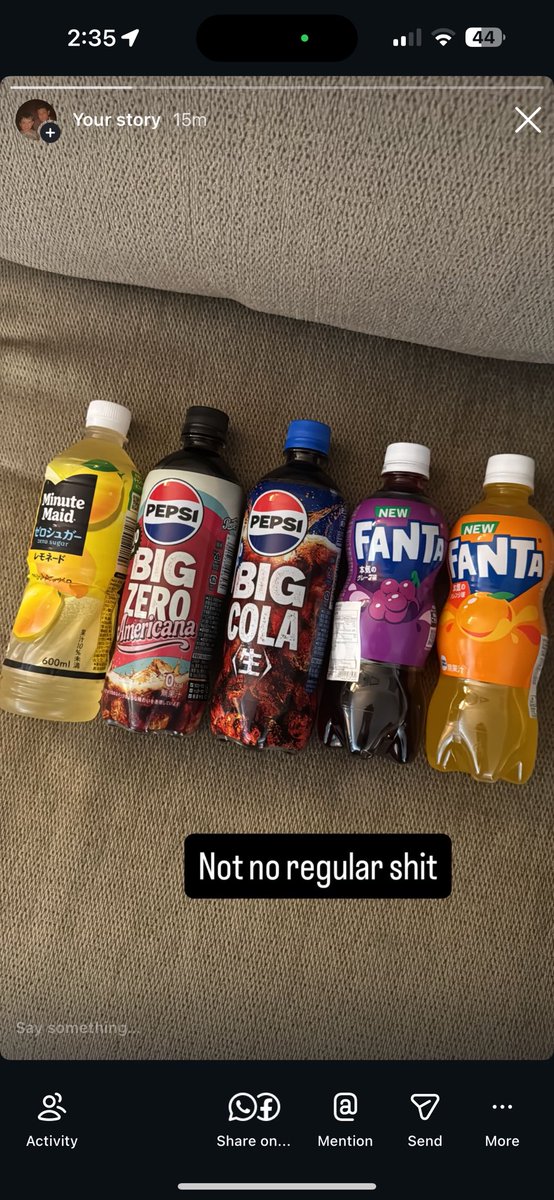 m30michael's tweet photo. Drinkin a firework rn got me missing syrup ngl 😩 I had the craziest sodas and none of these cost more than $3 I don’t buy shit from smoke shops https://t.co/IeBgvbfPPr