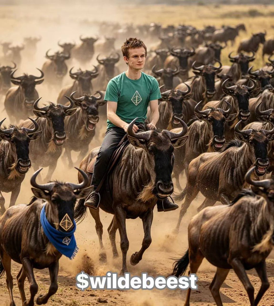 wildebeest001's tweet photo. @anndylian Believe in community 
believe in $wildebeest https://t.co/EXu0jP2C3g