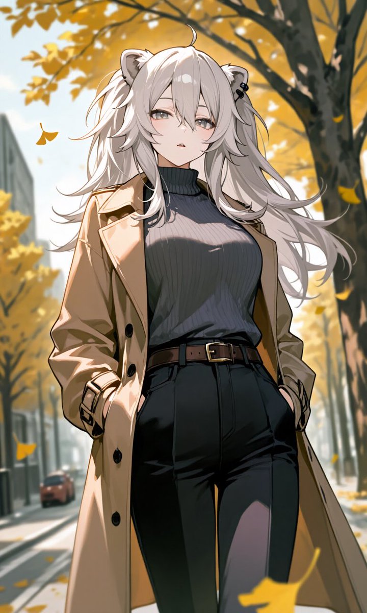 KuroiNu_17's tweet photo. 秋コーデの獅白ぼたんちゃん！🍂✨

ツートンカラーのニット、スタイリッシュなトレンチコート、ラフな重ね着チェックシャツ、制服風カーディガンまで！
カジュアルから大人っぽいスタイルまで完璧に着こなすぼたんちゃん、全部最高に似合っていますね

どのぼたんちゃんが一番刺さりましたか？

獅白ぼたん / Shishiro Botan

#ホロライブ #AIイラスト