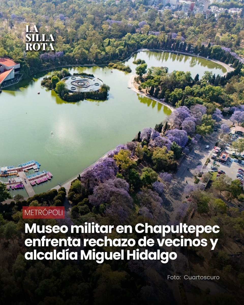 lasillarota's tweet photo. #Metrópoli | Vecinos y autoridades de la @AlcaldiaMHmx se pronunciaron en contra del proyecto para construir un complejo dedicado al Ejército, la Fuerza Aérea y la Guardia Nacional en la Primera Sección del Bosque de #Chapultepec. La obra contempla una inversión de mil 658 millones de pesos y ocuparía más de 55 mil metros cuadrados dentro de un Área de Valor Ambiental.

🔗https://t.co/6XPovptfc2

AC.