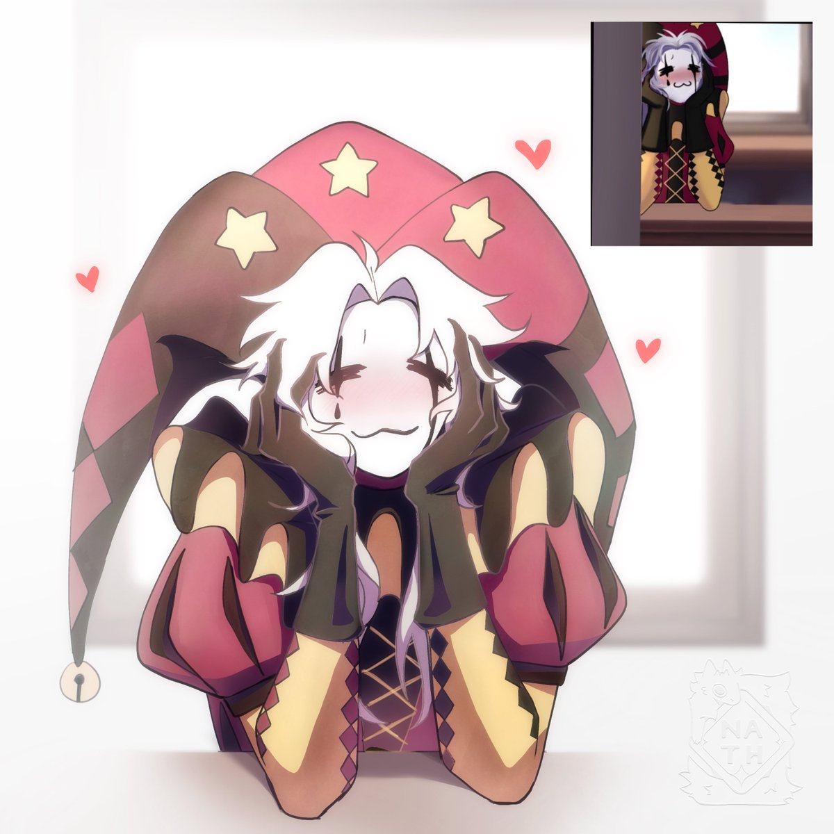 Nath_taruu's tweet photo. It's so cute o(≧w≦)o 

:3 ❤️✨
#pierrot #thefreakcircus #tfc #怪胎马戏团 https://t.co/8SbDiyFoHv