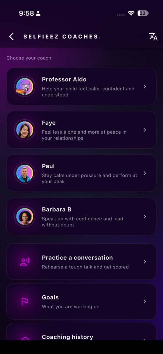 selfieezAi's tweet photo. Big news! Selfieez coaches are officially live on SpeakShift 🎉

Whether you need relationship advice, peak performance tips, or want to rehearse a tough talk, there’s a coach for you. Check it out now! 📱💬

Download the app now!

https://t.co/HnZlg84uZD

#SpeakShift #SelfieezAi #AICoaching