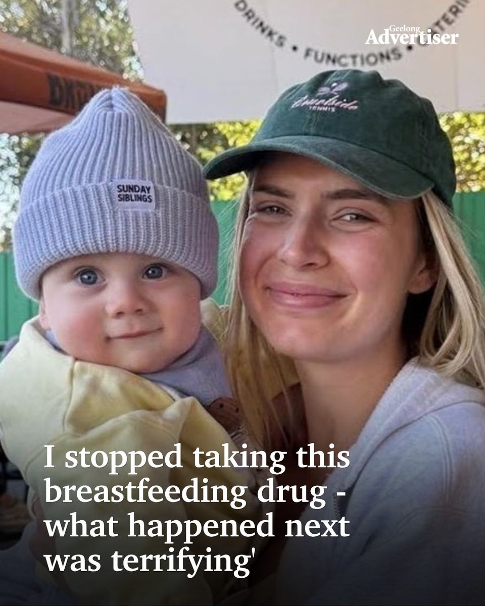 geelongaddy's tweet photo. This Melbourne mum had an 'easy newborn' - but soon found herself plunged into the darkest period of her life ⏩ https://t.co/N4XwbTKhuo https://t.co/jc0wAK39P7