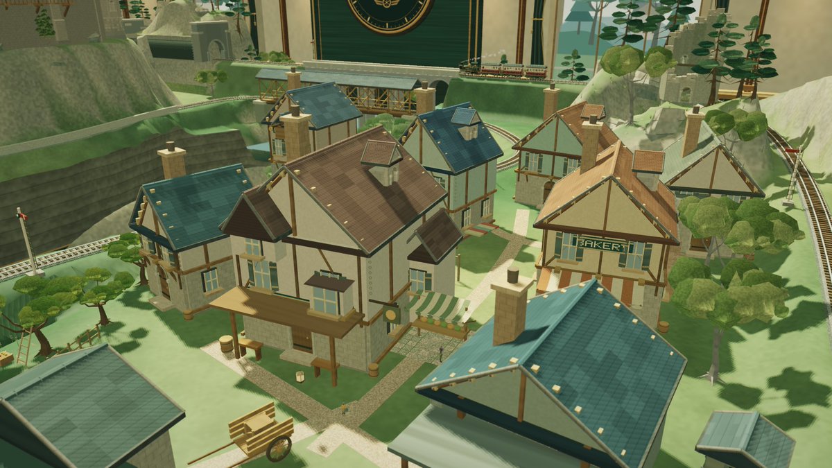 nickfromlater's tweet photo. Built a new miniature medieval fantasy room in Whistlevale.

Castle, railway, dragon, fire. Seemed like things that go well together.

Built with Astra + WebGL 2 this time. The dragon started in Pixal3D, then rigged /animated in Blender. https://t.co/ly7T1md9H6
