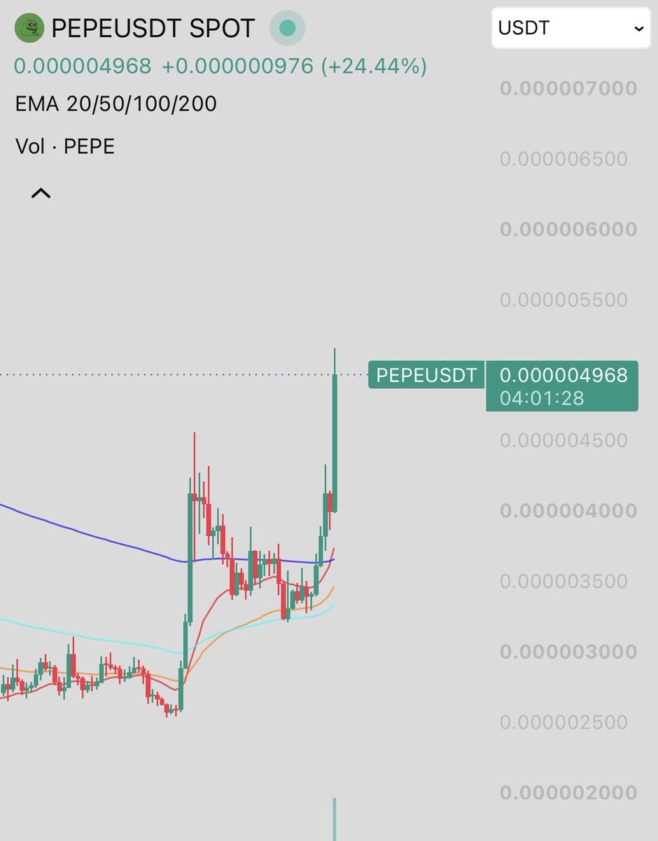 solbrdl's tweet photo. It’s getting starting… 

Onchain will follow very soon, curious on the pepe paired tokens. 

$KERMIT paired with pepe. 

Still below 1M mcap… https://t.co/V1bHZpfgcO