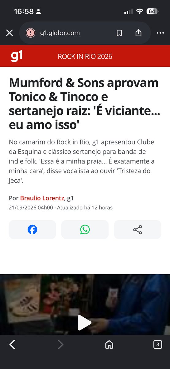 acervomumford's tweet photo. Já viram o Marcus e o Ben ouvindo Tonico e Tinoco hoje? A matéria exclusiva vocês acessam no g1 no link abaixo:

https://t.co/5MaVBMSTH7 https://t.co/W7dLFVWeq3