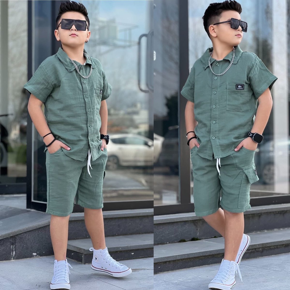 filexcat's tweet photo. Summer style, city-ready. Beige linen set with a button shirt and cargo shorts—clean lines, confident attitude. Sizes 9–16 years. DM or WhatsApp 78 868 280. https://t.co/C9Yy5kXbyd