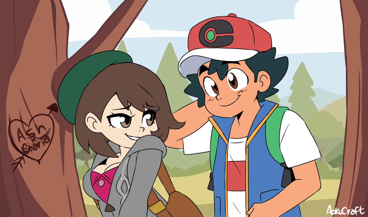 AokuShan's tweet photo. Ash x Gloria - My Love (Aokucraft) https://t.co/7curVGFp41