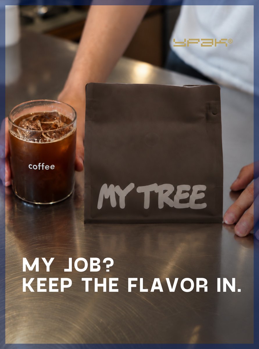 DanetteLucek's tweet photo. My mission begins once the coffee beans are sealed inside. I preserve their aroma, freshness, and flavor by blocking outside air while releasing carbon dioxide through a one-way degassing valve. Made from recyclable matte PE with a flat bottom and https://t.co/8DBmo3XMLb