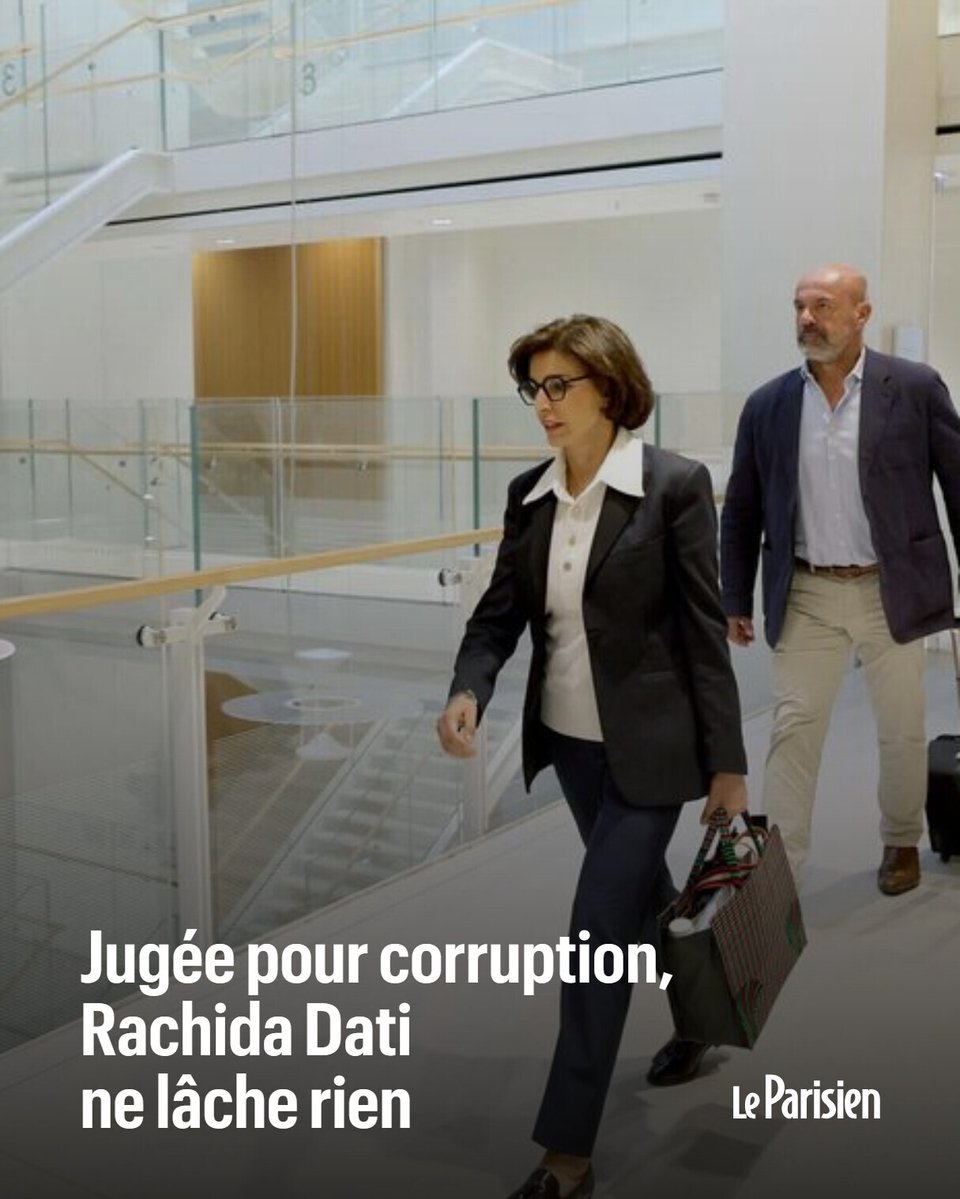le_Parisien's tweet photo. L’ex-ministre, Rachida Dati, qui comparaît devant le tribunal correctionnel de Paris a été confrontée ce lundi aux éléments incriminants du dossier.

Elle assure ne pas avoir été le relais de Renault au Parlement européen et défend la matérialité de son travail d’avocate pour le constructeur

Récit ➡️ https://t.co/Gl5OeK6tT1
