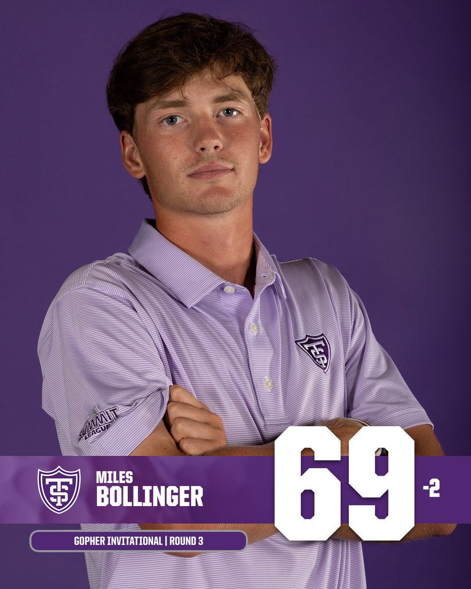 TommieMGolf's tweet photo. A pair of low scores from Braydon and Miles to finish strong at the Gopher Invitational!

#RollToms https://t.co/rM2tgpskZa
