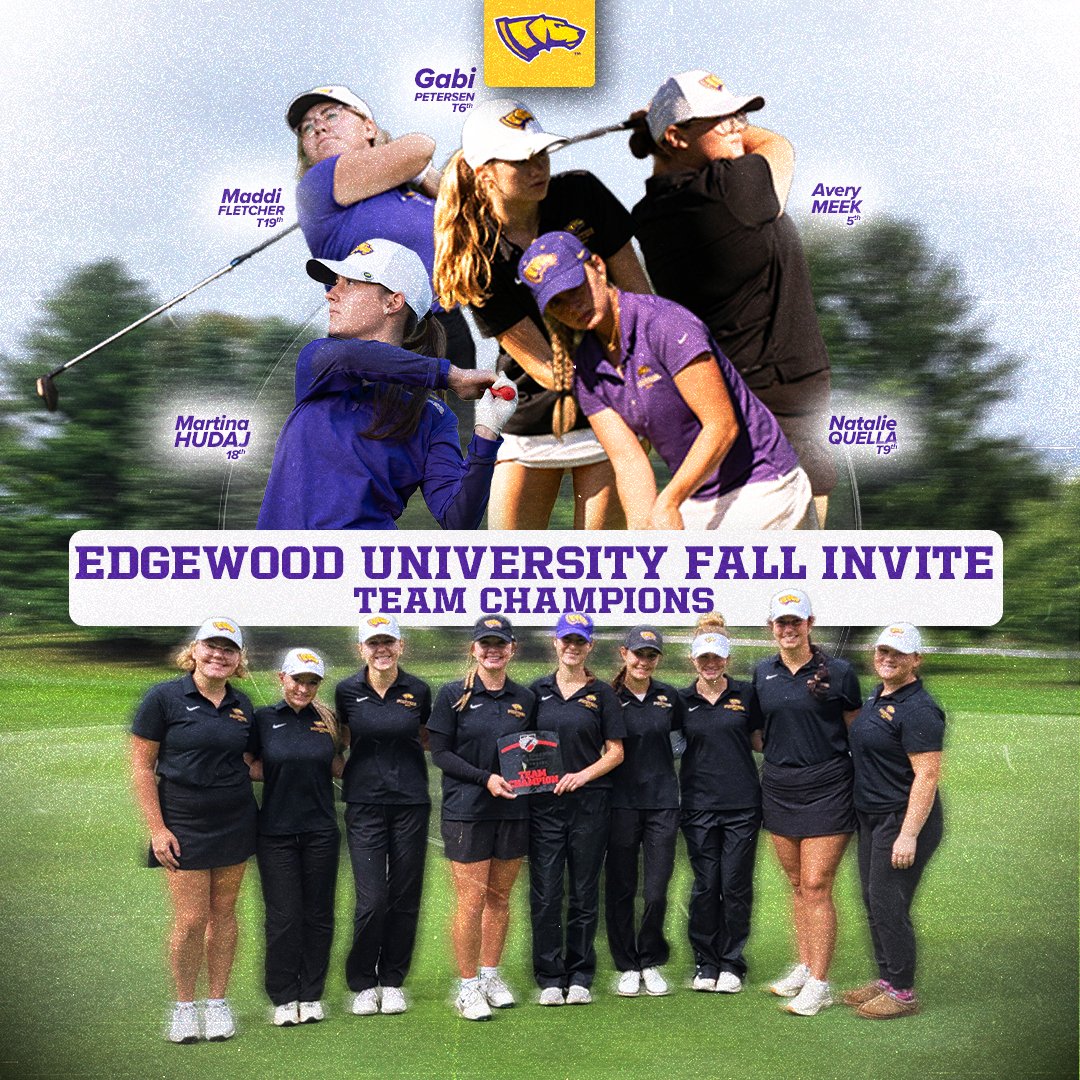 UWSPAthletics's tweet photo. 🏆🏆🏆

For the first-time since the 2021-22 season, your Pointers Women's Golf team is victorious!

#D3GOLF #1Point https://t.co/WnAlWttZhq