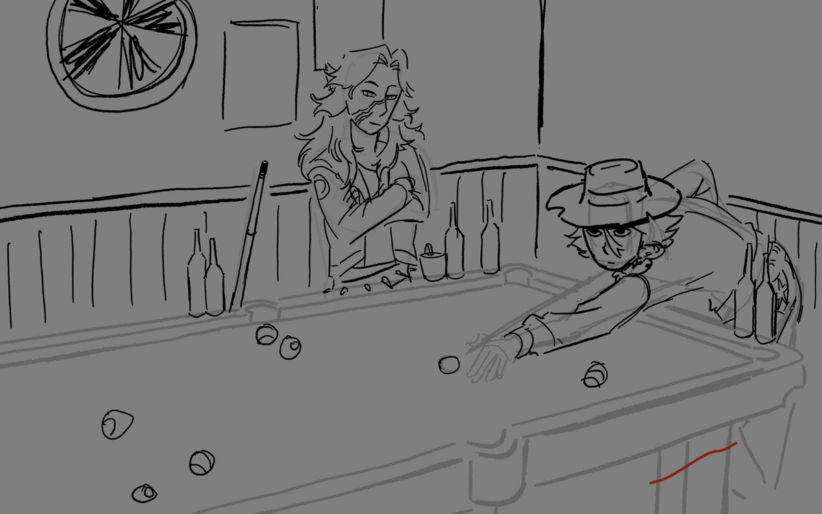 hippiichi's tweet photo. silver and holliday playing pool ^_^ https://t.co/ad1CiqjmNz
