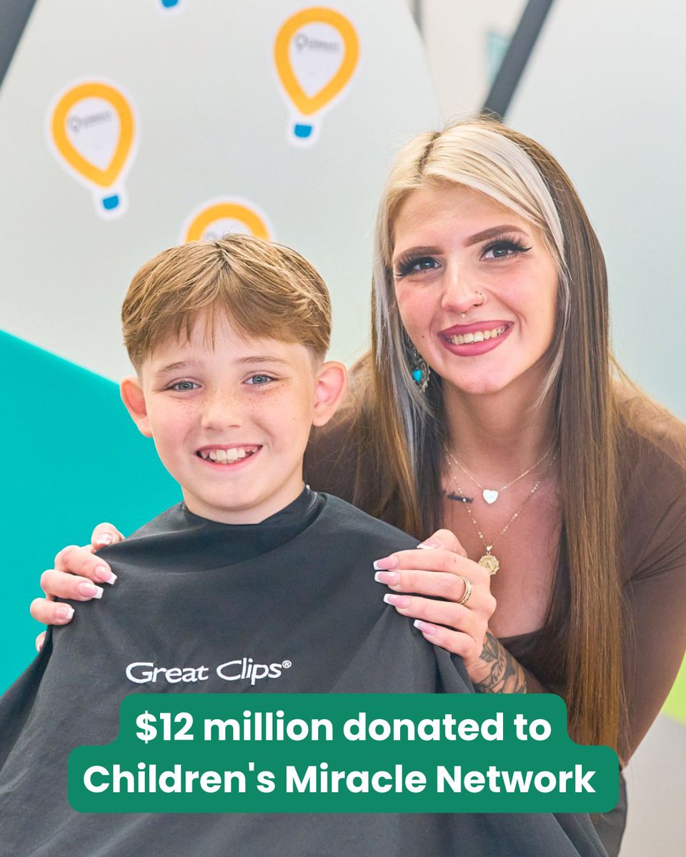GreatClips's tweet photo. Did you know Great Clips has a Great Deeds program? Through Great Deeds, Great Clips salons across the U.S. and Canada go beyond great haircuts by creating positive change in the communities they serve. https://t.co/0lhcXNne7J