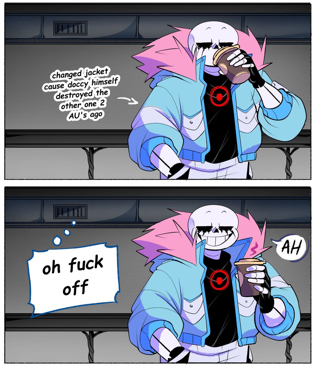 Artsyrean's tweet photo. complicated feelings across the multiverse for doccy
[ Undertale AU, Doctor Megalo, UTMV, Sans ] https://t.co/aZ7ik3dq7w