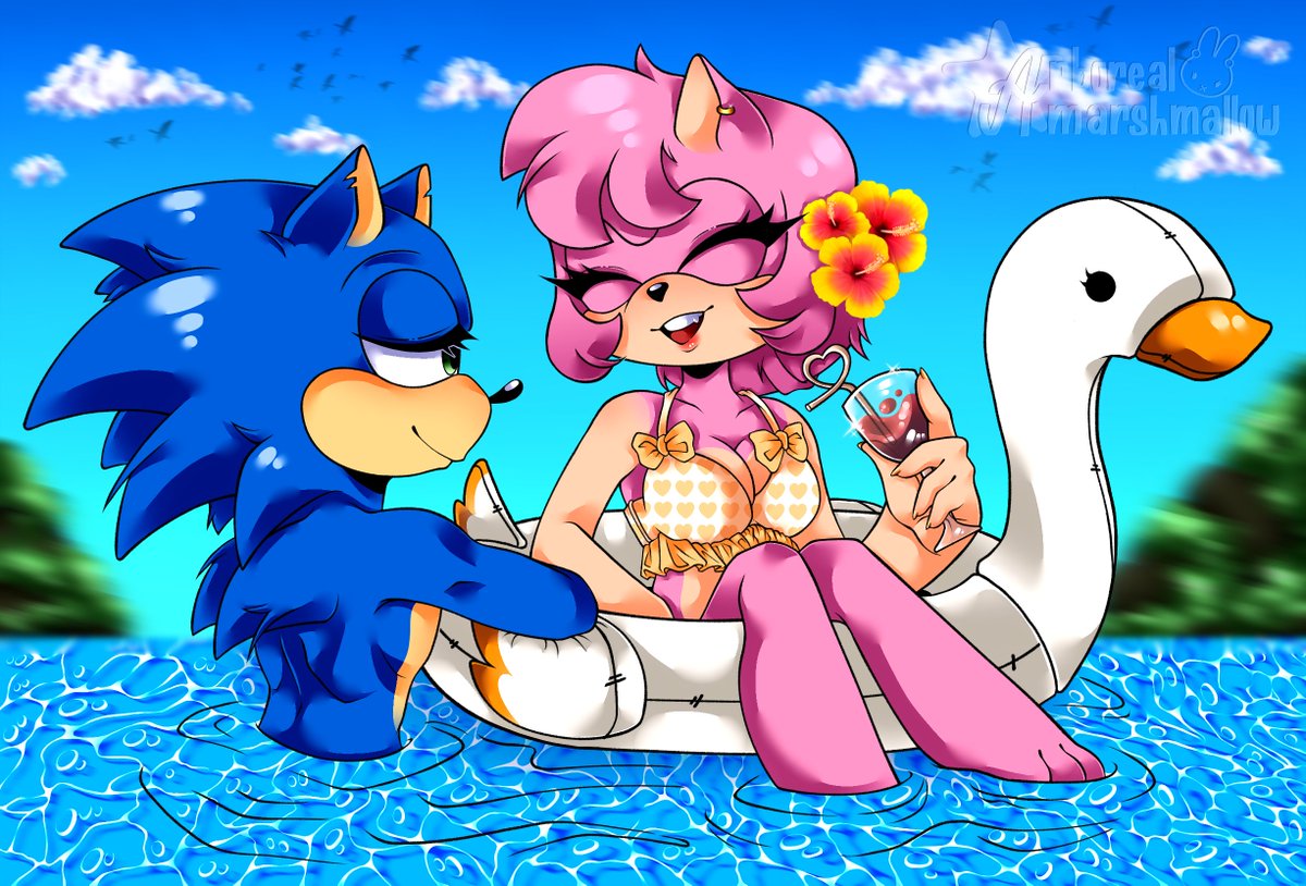 marshmallow2625's tweet photo. #sonamyweek2026tumblr 𝑫𝒂𝒚 01: 𝑽𝒂𝒄𝒂𝒕𝒊𝒐𝒏 🏝️🍹

(Starting this first day with a little Sonamy Boom💙🩷)
#sonamyweek2026 #sonamy #SonicTheHedgehog #AmyRose #art #fanart #artmoots https://t.co/ld3L4Tc7fZ
