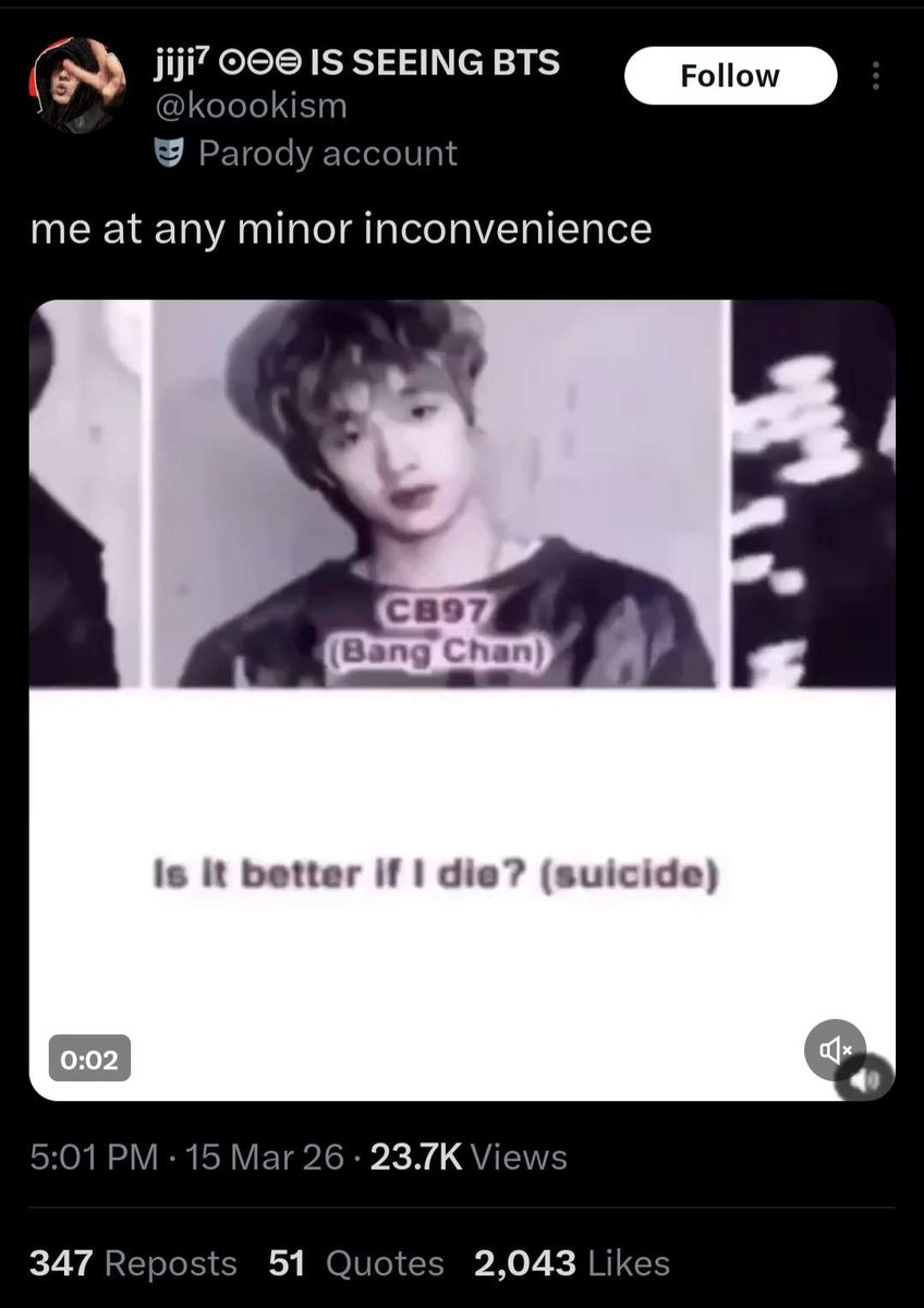 hanloverr8's tweet photo. that fandom is so disgusting always dragging chn over this. They really don't care about the mental health of others if they're constantly making fun of others and making shit up that can affect someone's mental health https://t.co/WXIwmhtCng