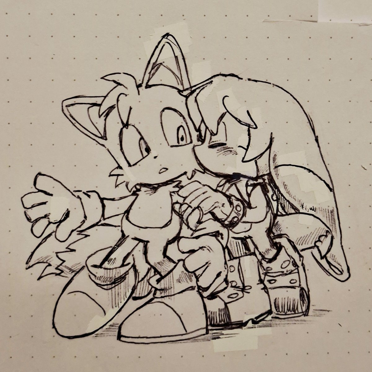 threedots000's tweet photo. #kittails week Day 7, free day 
Chu ~♡ https://t.co/bUjH72lkwG