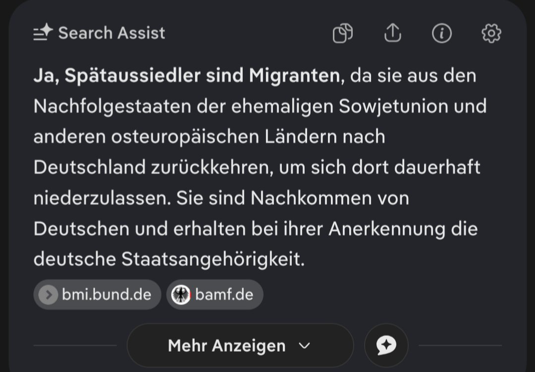 maxgenervt's tweet photo. @DonSalieriM1 @TobiasHuch Unsinn. Spätaussiedler sind genauso Migranten und sicher keine Deutschen, außer er ist 100+ Jahre alt. Er ist Kasache, alles andere ist Blut+Boden-Denke. https://t.co/4fbsVgo7ll