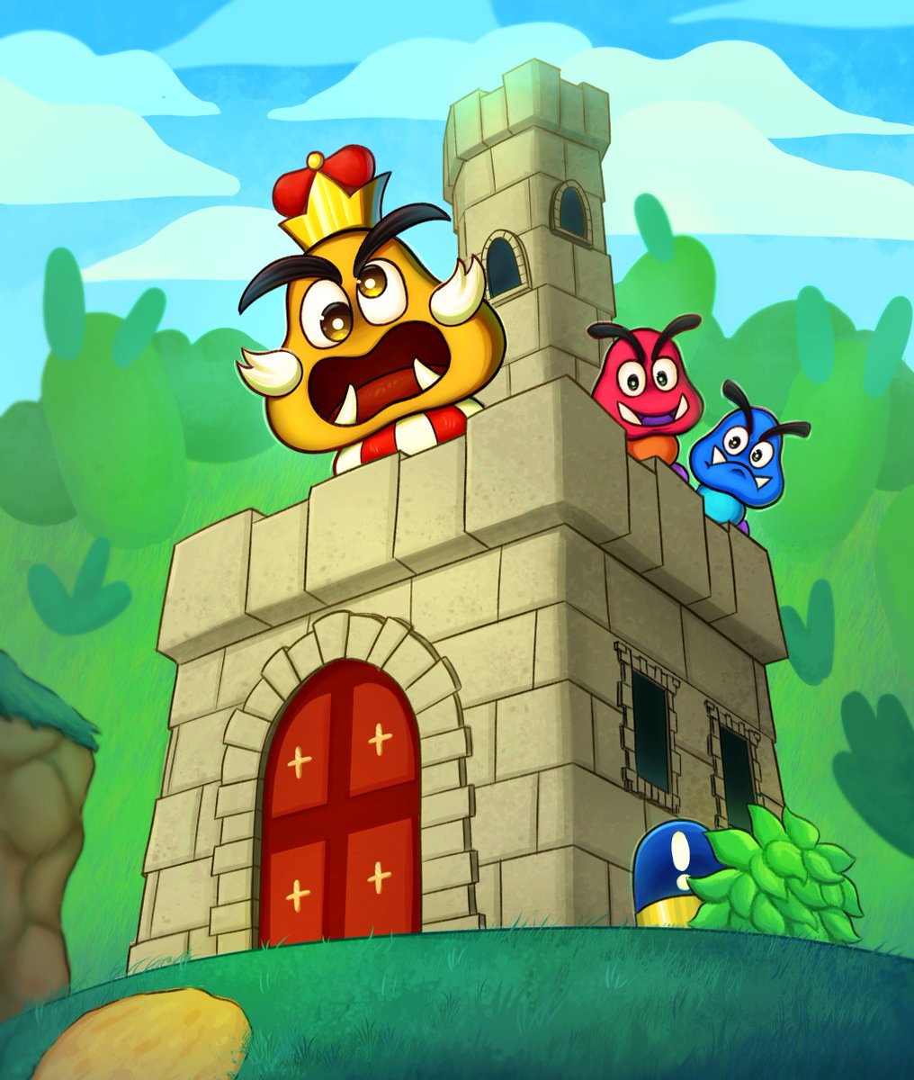 StarshipXNaut's tweet photo. goomba roadblock #papermario https://t.co/L7VHlm3AXm