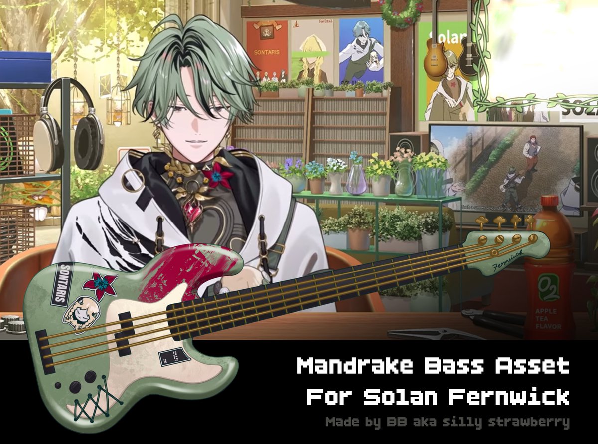 nonna_bb's tweet photo. Christmas comes early I guess! 
Someone got a new bass!!
🔗 https://t.co/6HaEkX7mWM

#FernArt #SolansAssets https://t.co/GJgU7aRUts