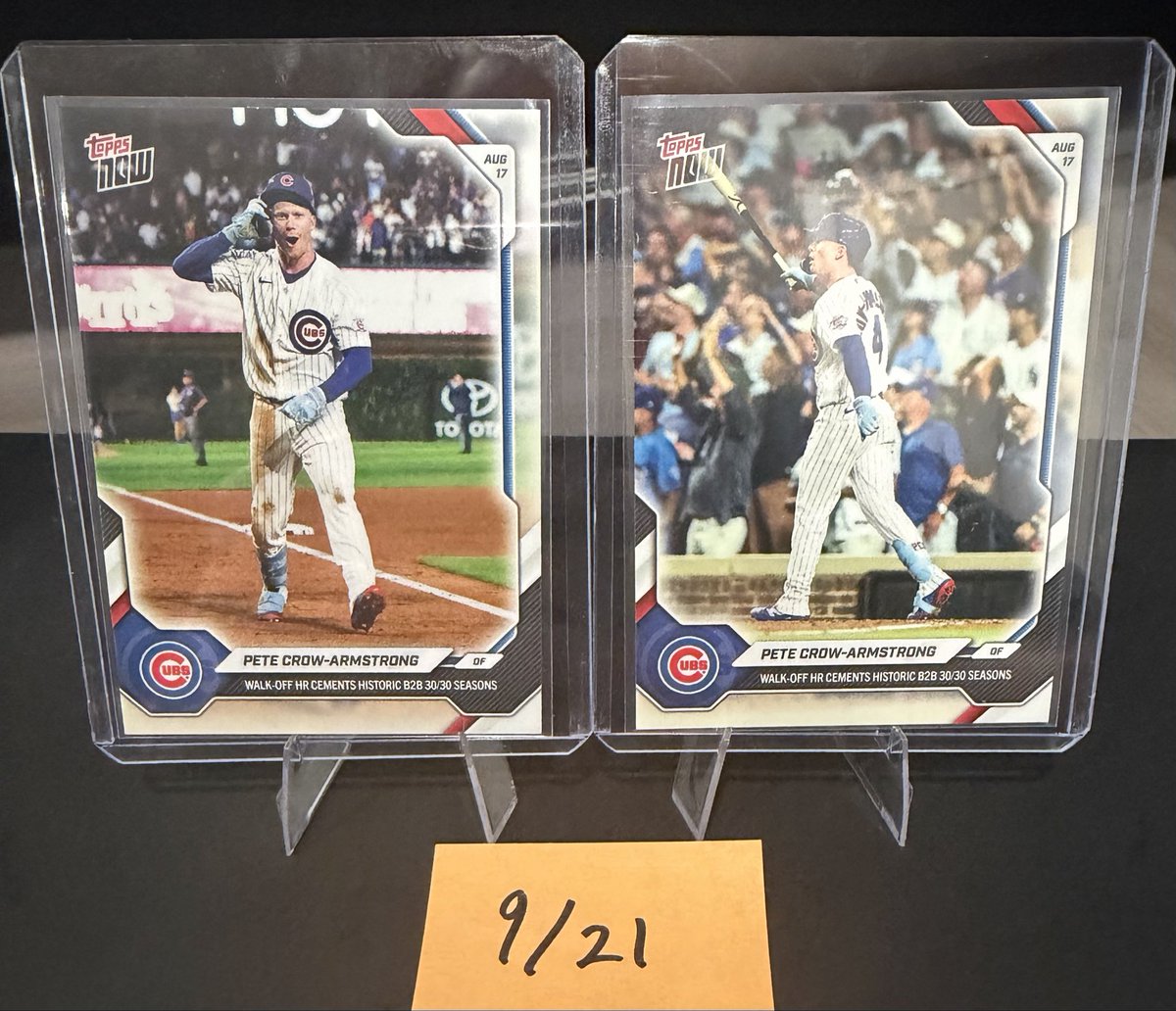 CDCCardsDFW's tweet photo. Pete Crow-Armstrong Topps Now Image Variation Short Print

$150 OBO

Free shipping and throwing in a base PCA
@CardPurchaser https://t.co/ognfURVFBI