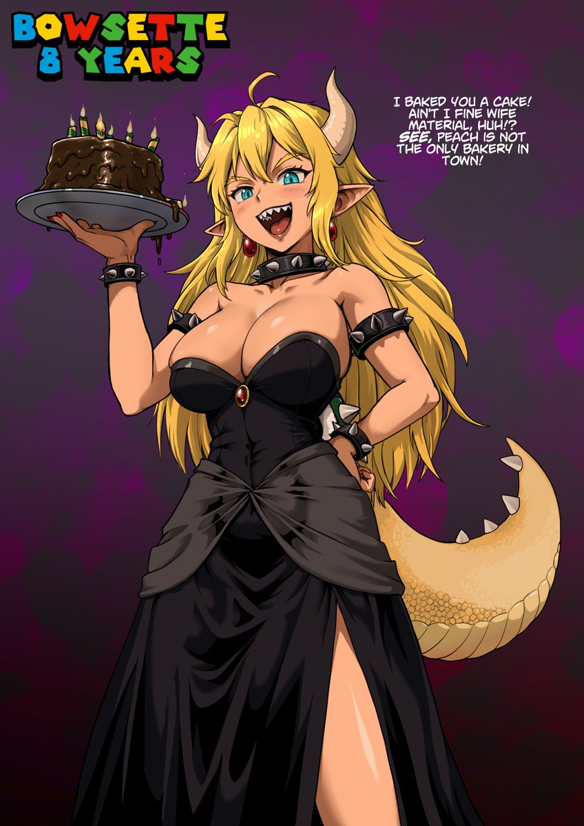 Athorist's tweet photo. Bowsette again! I had time to make a blonde edit of her today. https://t.co/JOQRaCjw2O
