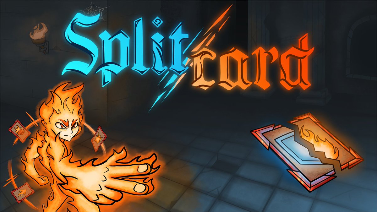 SplitcardGame's tweet photo. Day 15 of posting every day until my game is released.

Today I can finally share the new capsule art and the new name for my game: Splitcard!

Wishlist on Steam!

#indiegame #roguelite #indiedev #pixelart #deckbuildingroguelite https://t.co/zDUZkPuUu7
