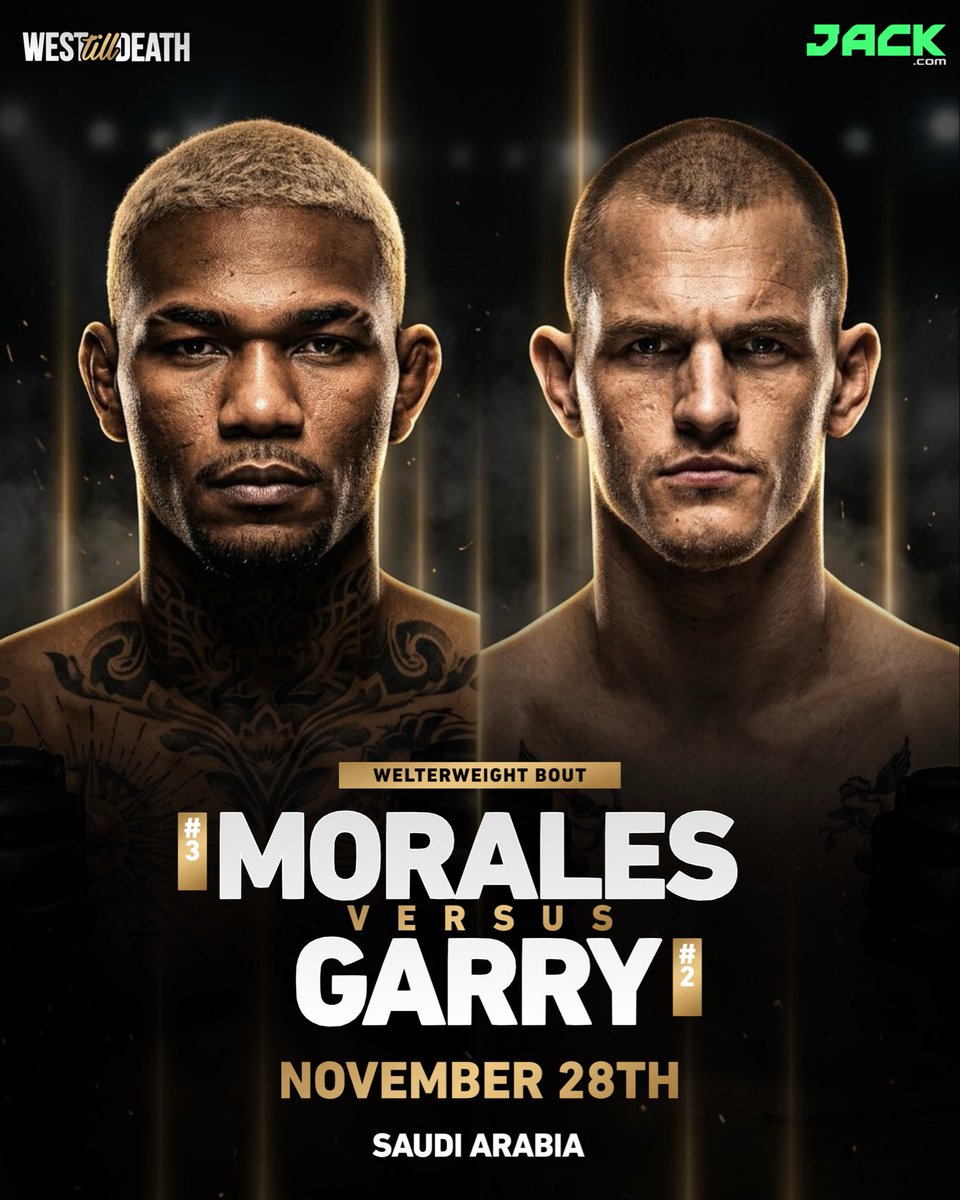 WestTillDeath's tweet photo. Michael Morales vs. Ian Garry is verbally agreed for #UFC Saudi Arabia on November 28th 👀 Will the ufc deliver? https://t.co/SIWzh7snVf