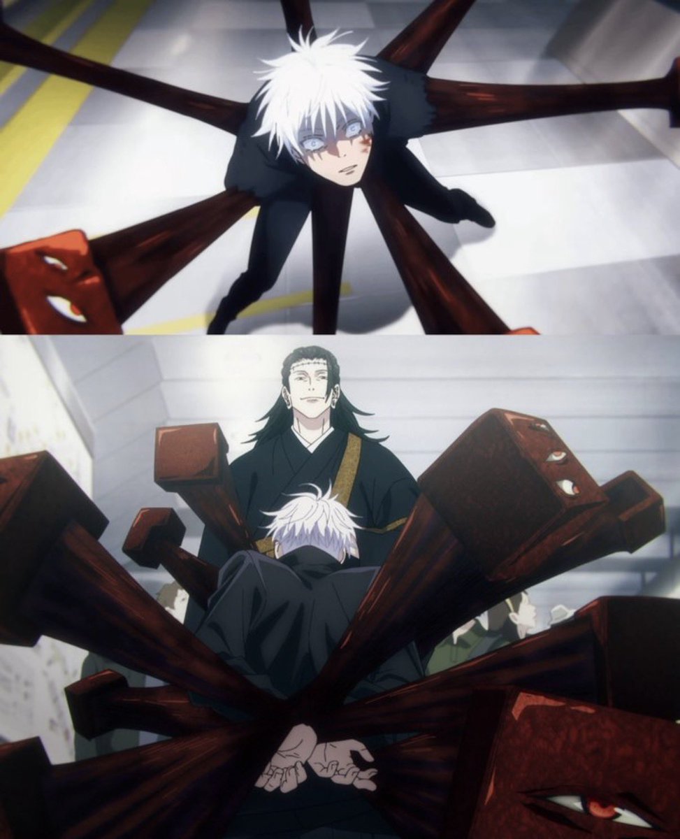 AnimeePost's tweet photo. 3 years ago today, 

Gojo Satoru was sealed in the anime https://t.co/VifHm6XuJ6