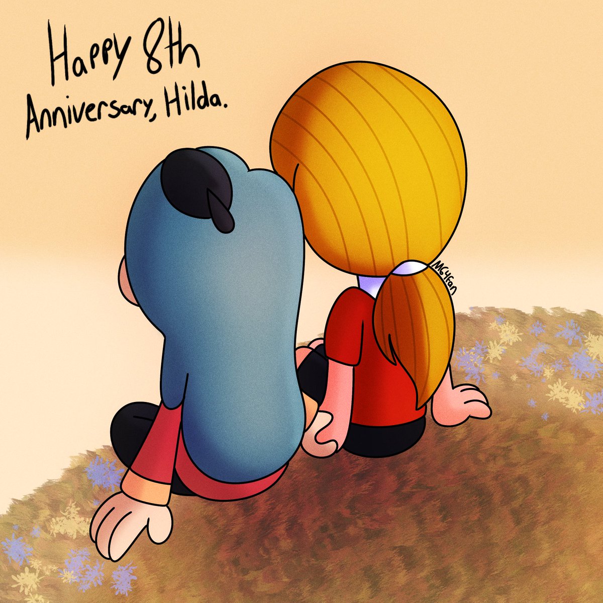 m64fan's tweet photo. Happy Eighth Anniversary to Hildaπ #Hilda #hildafandom #karenfrostythesnowman https://t.co/t8h8yP4kvM